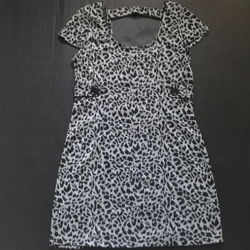 Animal print dress